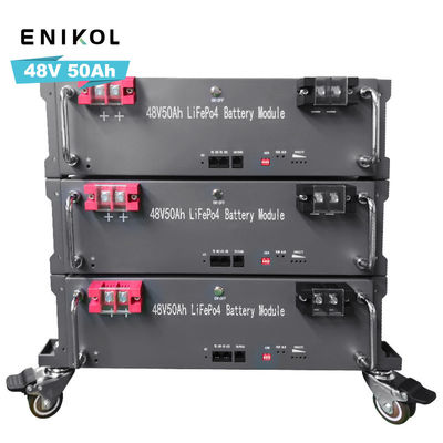 에너지 저장 스택 할 수 있는 LiFePo4 배터리 랙 마운트 50ah 48V 리?? 배터리 팩