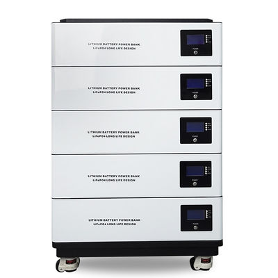 가정용 스택 할 수 있는 LiFePo4 배터리 100ah 200ah 400ah 48v 에너지 저장 배터리 5kw