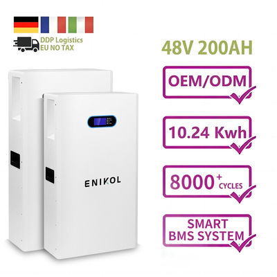 전력 벽 200AH 48V 리?? 태양 전지 라이프포4