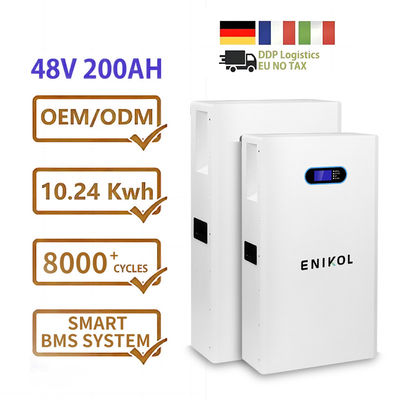 51.2V 200Ah 리?? 철포스파트 태양전지 10KWH 등급 용량 Lifepo4