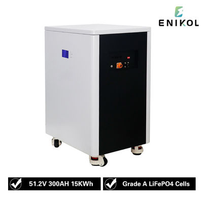 10KW 배열 51.2V 300AH 배터리 15kwh 리?? 철화수소 48V 태양 전지