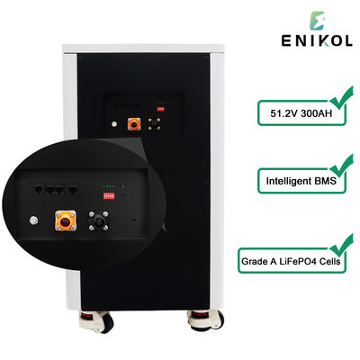 라이프포4 배터리 48v 300ah 리?? 이온 태양 전지 바퀴 15kwh 배터리
