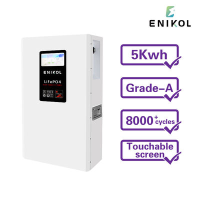 5KW 48V 태양전지 51.2V 100AH 리?? 이온 배터리 LCD/터치 스크린 디스플레이