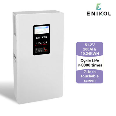 RS485/RS232/CAN 프로토콜을 가진 200AH 51.2V 리?? 철화강 가정용 에너지 저장 배터리