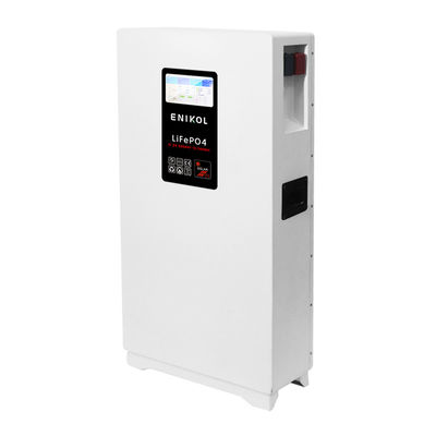 48V 리?? 배터리 300AH 터치 스크린 51.2v 15kwh 벽에 장착 / 바닥에 서있는