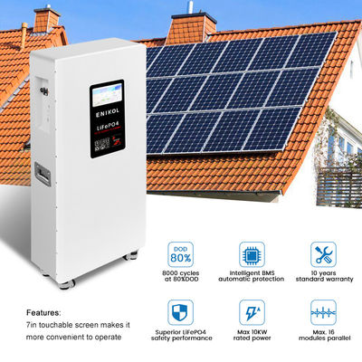 15KWH 터치 스크린 300AH 51.2V 가정용 에너지 저장 배터리